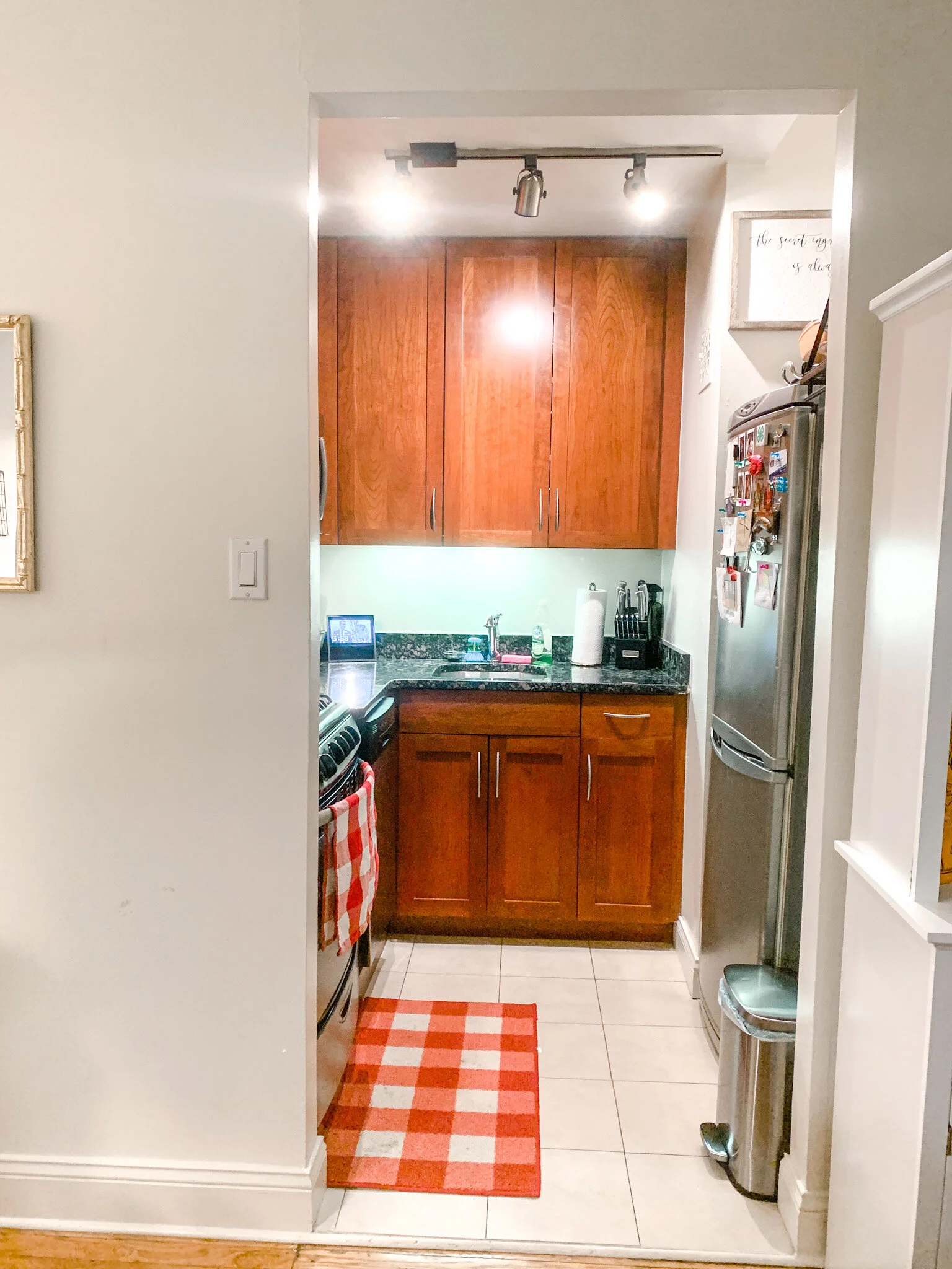 NYC Apartment Kitchen Organization