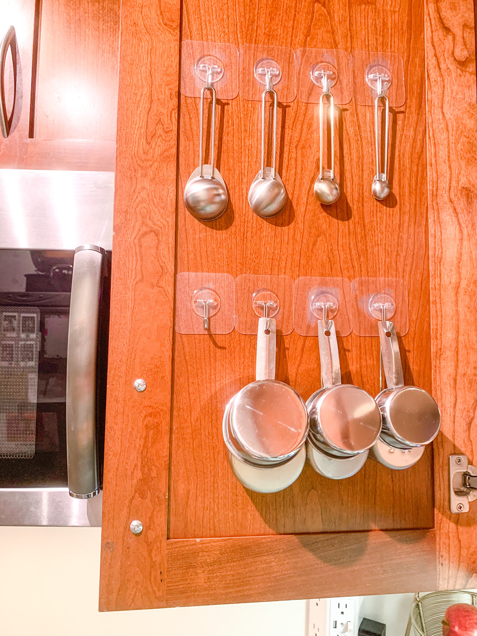 Measuring Cup and Spoon Holder, Organizer, Kitchen Storage, Hanger