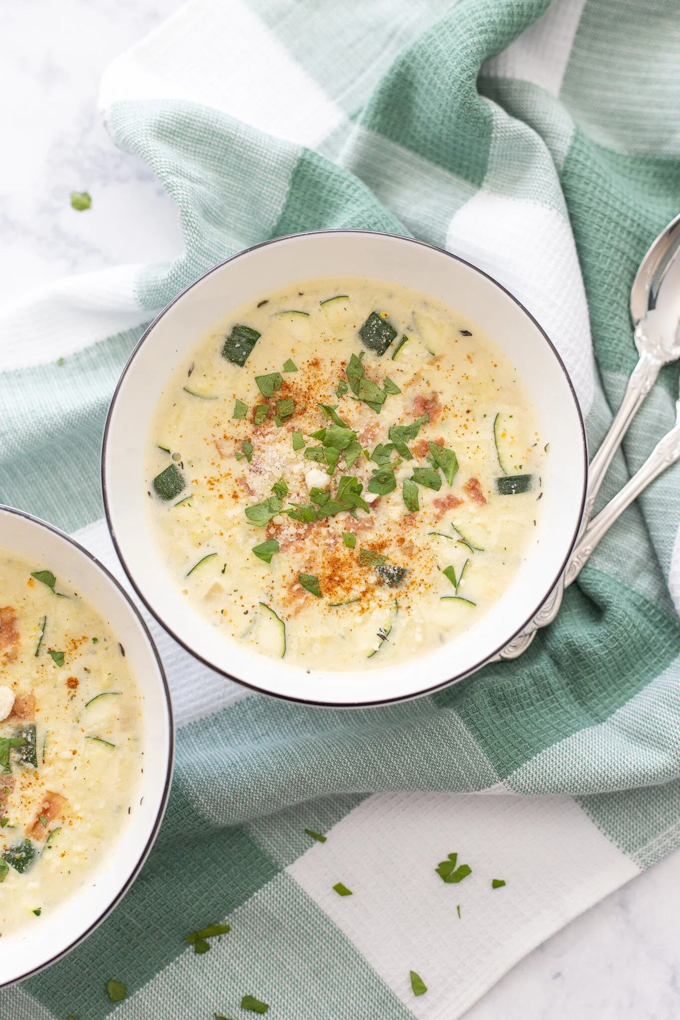 Gluten Free Zucchini Corn Chowder Recipe The Amateur Apron