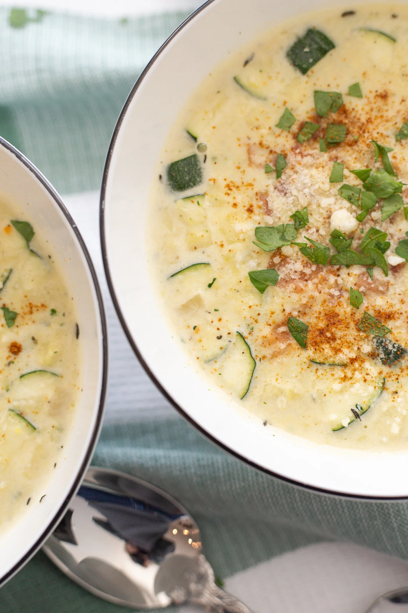 Gluten Free Zucchini Corn Chowder Recipe The Amateur Apron