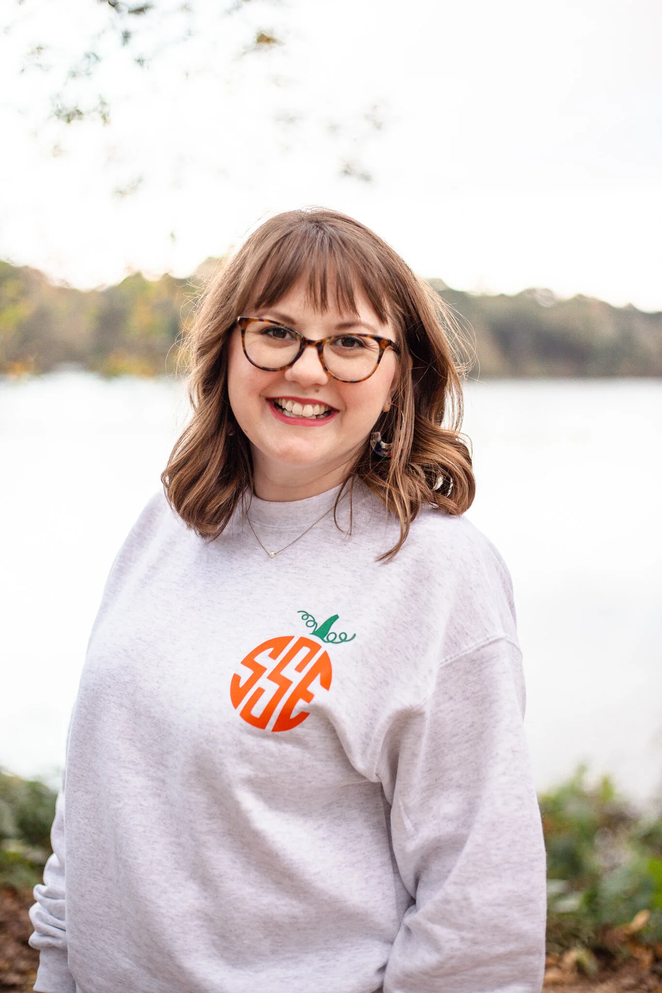 Cricut Pumpkin Monogram Sweatshirt