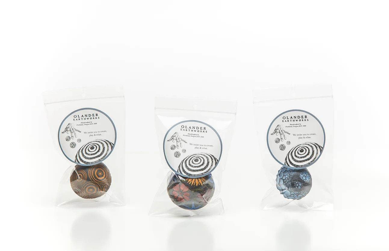 Olander Earthworks Labels