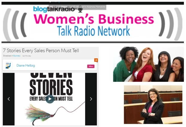 Seven Stories on Diane Helbig's Small Business and Women in Sales Podcast