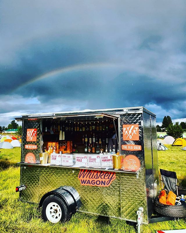 Day 4: Here we are in beautiful La Pine! It's a little wet, but nothing a little whiskey can't fix! 🌈