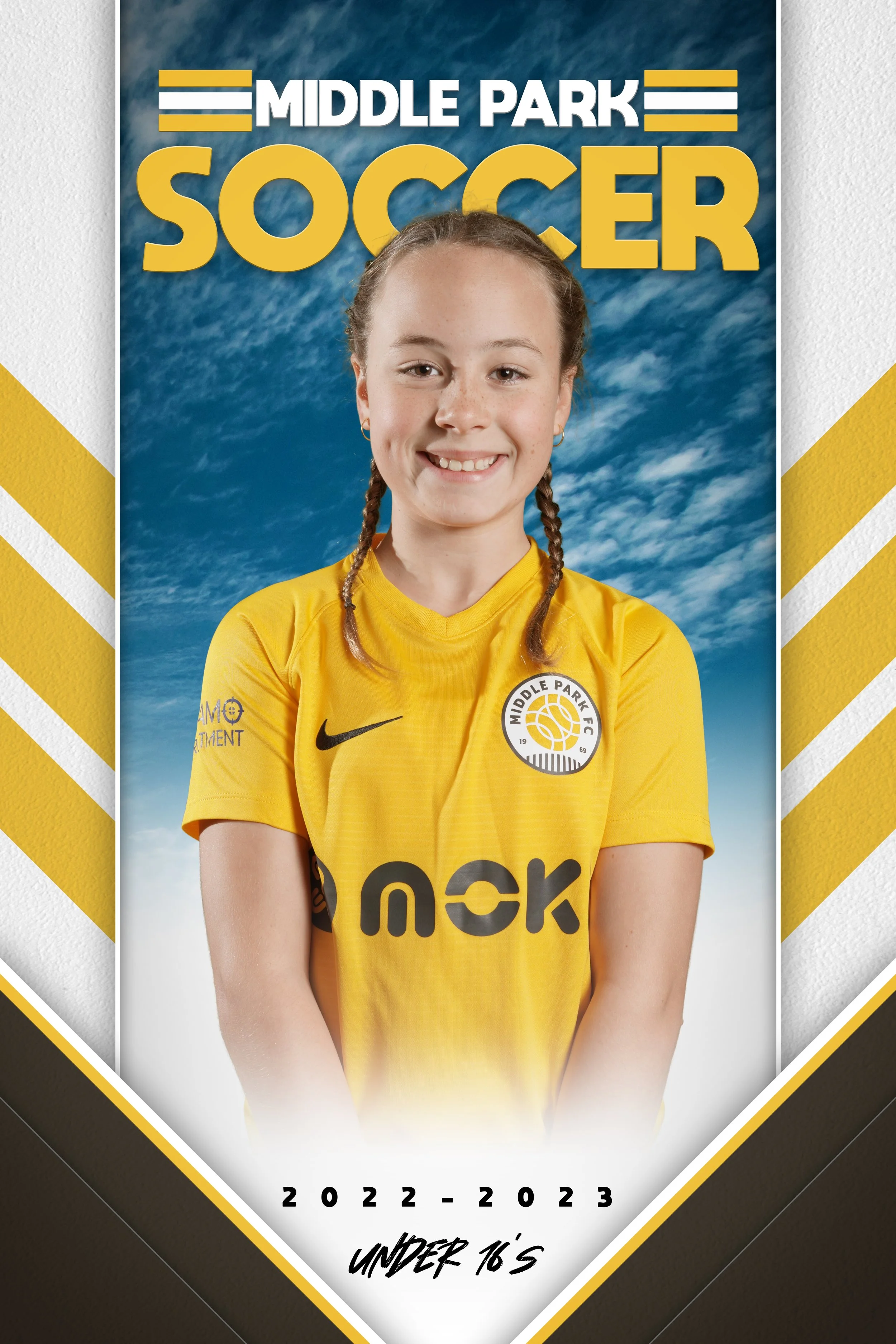 Gold Coast junior girls soccer team