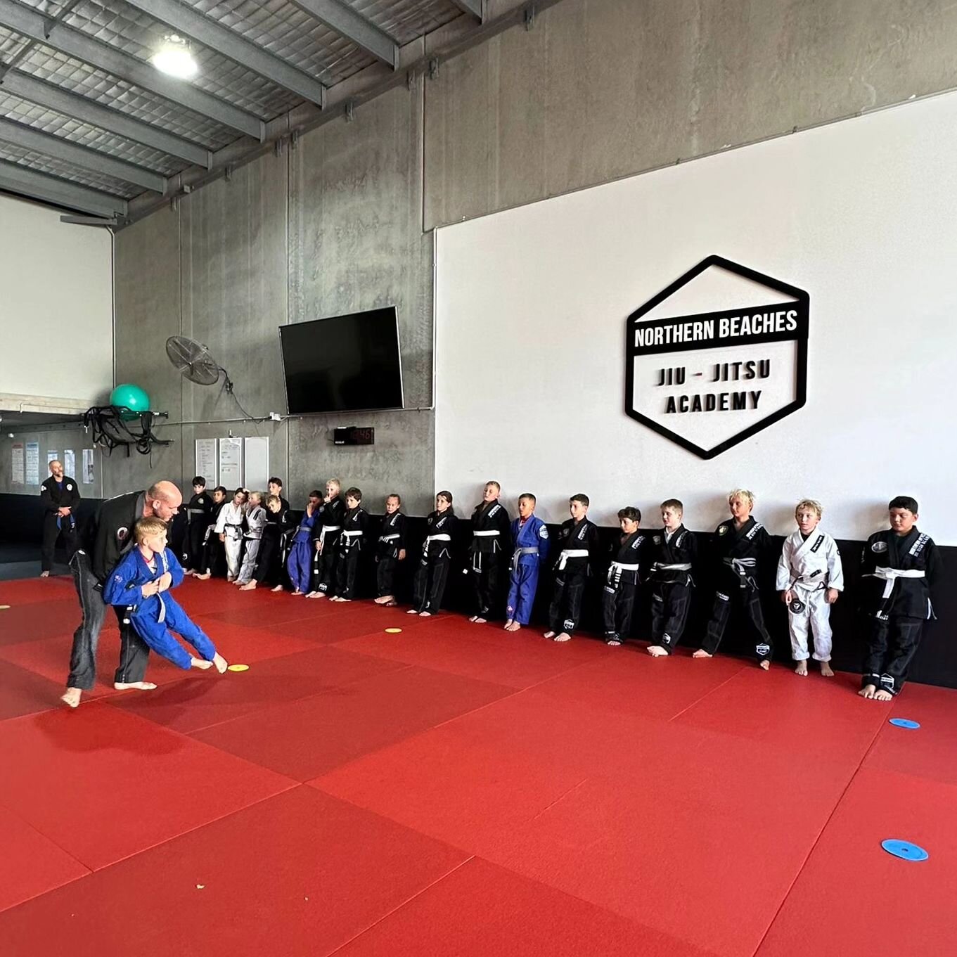 The Monday line up of Grommets learning the art of Jiu-jitsu 🤙