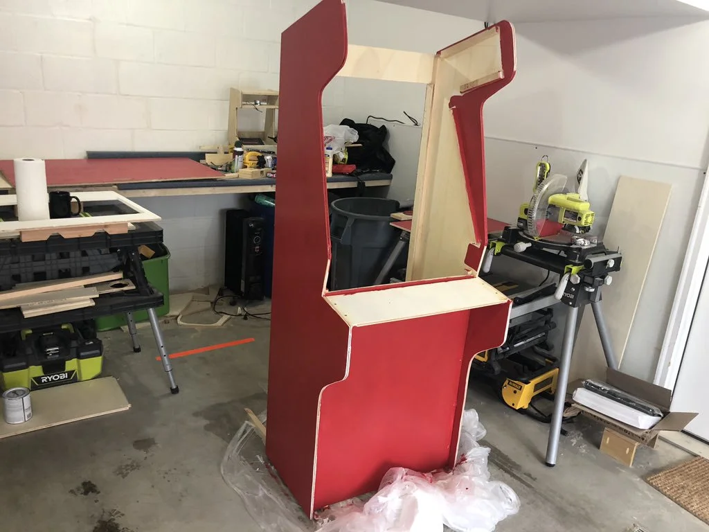 First coat of paint