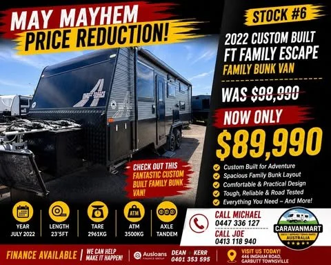 ***PRICE REDUCTION*** Stock #6 Great Escape FT FX Family Van