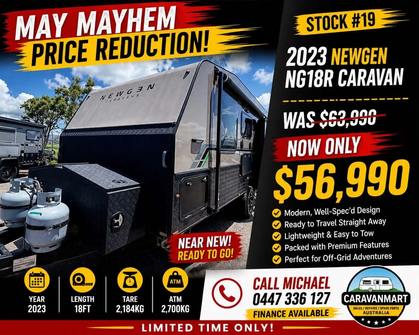 Stock #19 2023 NewGen NG18R Caravan