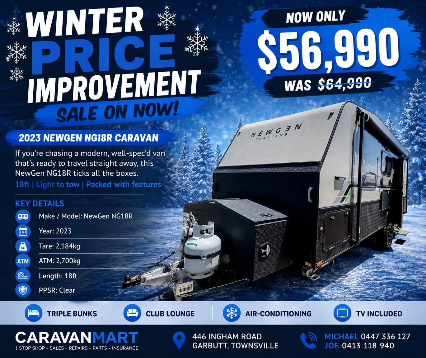 Stock #19 2023 NewGen NG18R Caravan