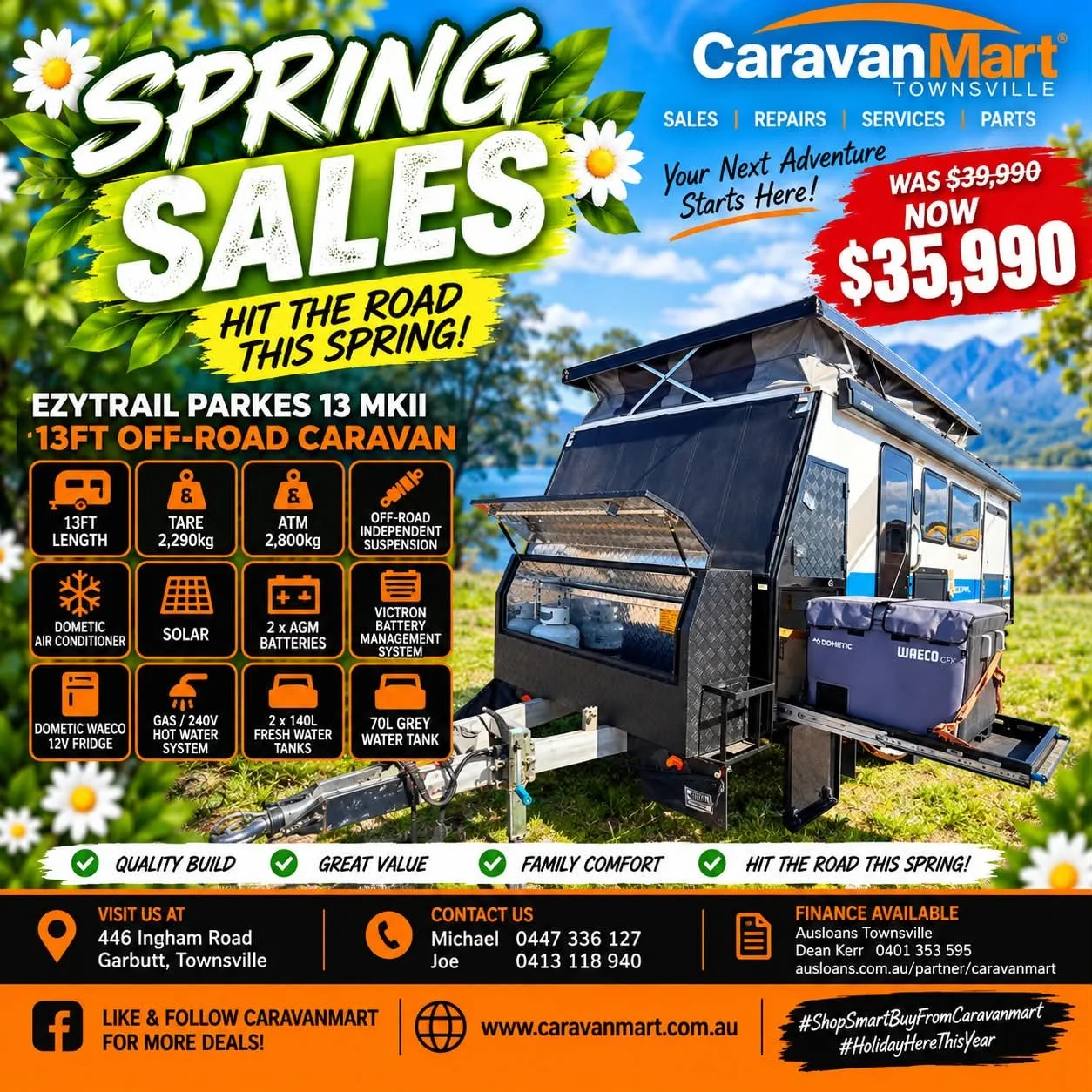 Stock #28 2021 EZYTRAIL PARKES 13 MKII – 13FT 