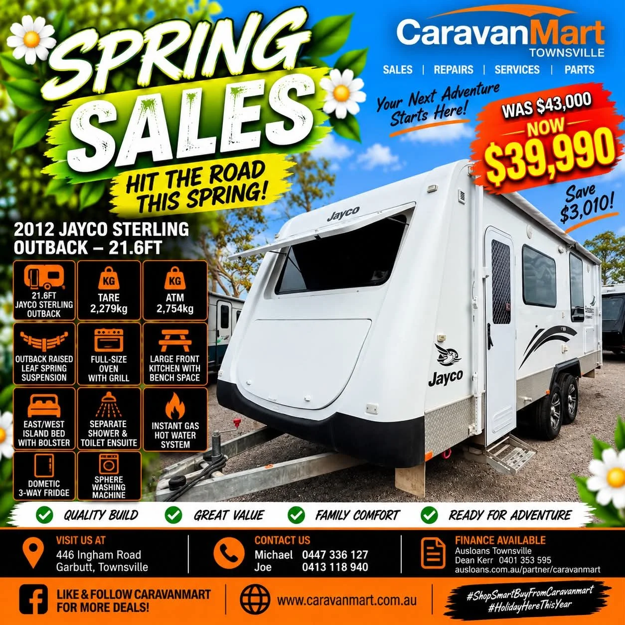 Stock #45 Jayco Sterling Outback – 21.6ft