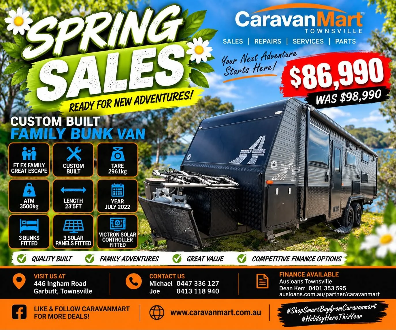 ***PRICE REDUCTION*** Stock #6 Great Escape FT FX Family Van
