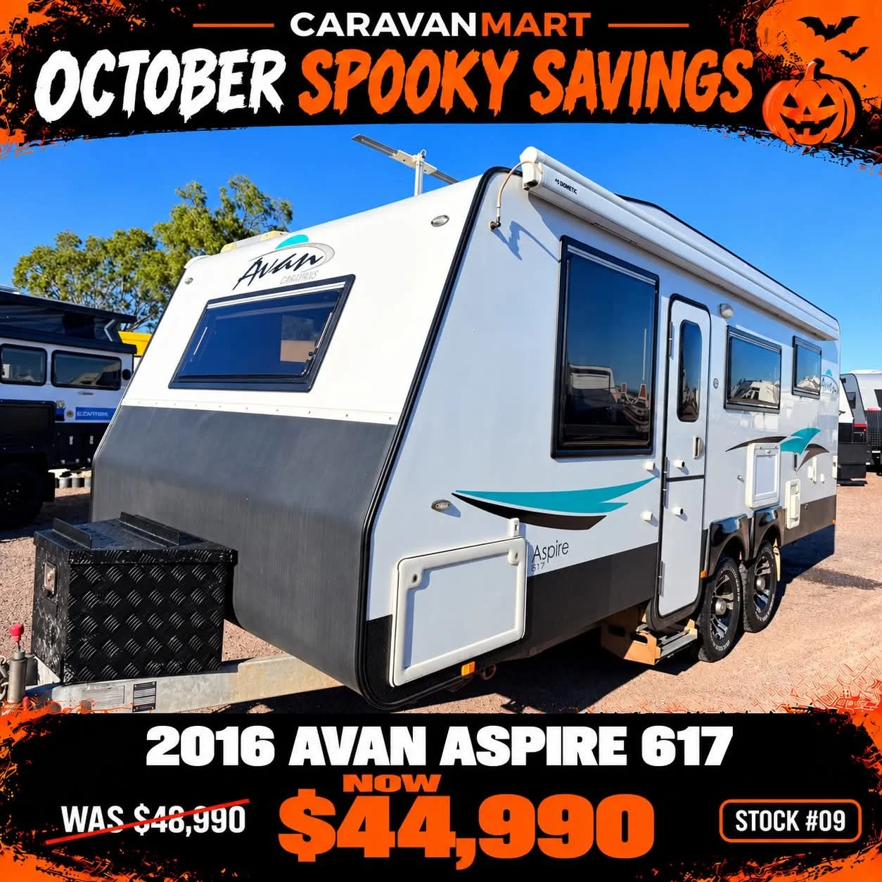Stock #9 2016 AVAN ASPIRE 617 – 20’6” FAMILY CARAVAN