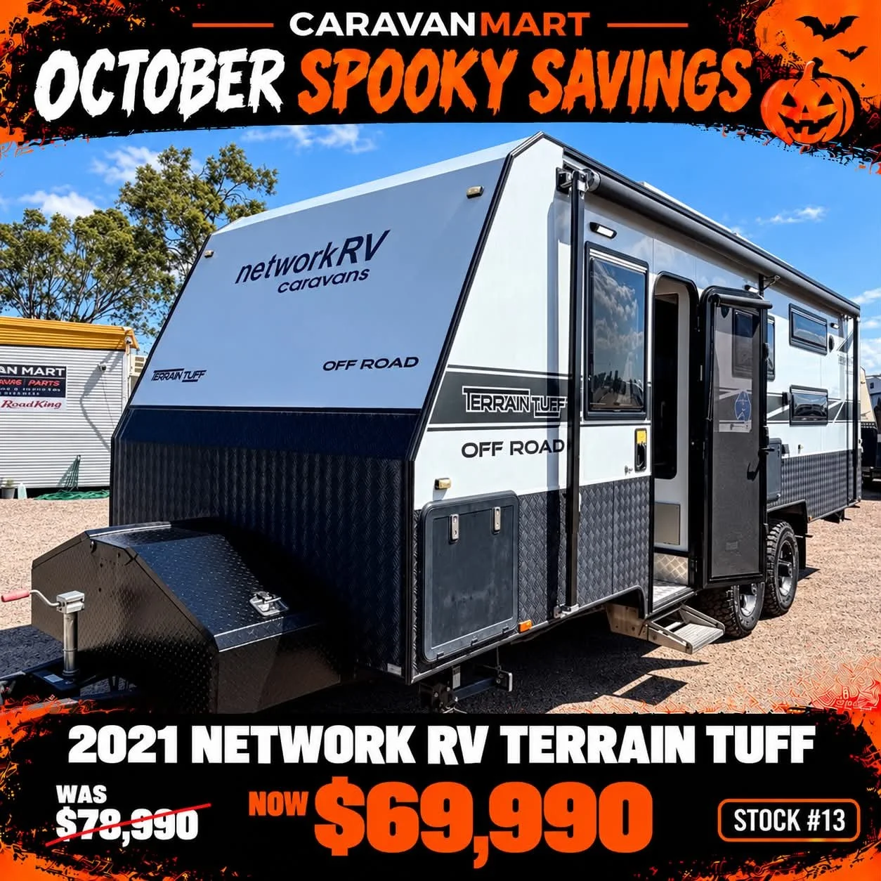 STOCK #13 QUAD BUNK NETWORK RV 