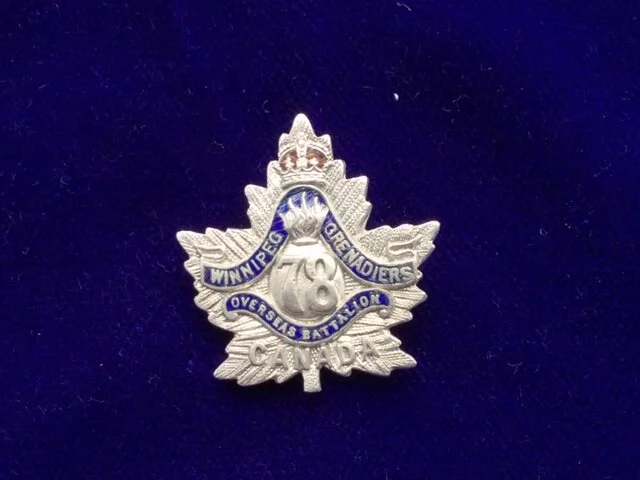 Canadian 78 Winnipeg Grenadiers Overseas Battalion