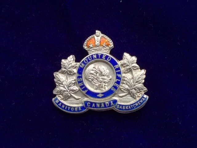 Canadian First Mounted Rifles Brooch