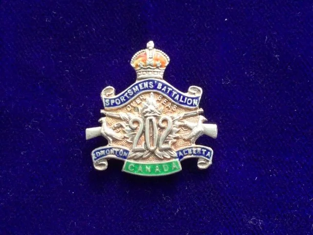 Canadian 202 Sportsman Battalion brooch