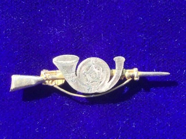 King's Own Yorkshire Light Infantry Rifle Brooch