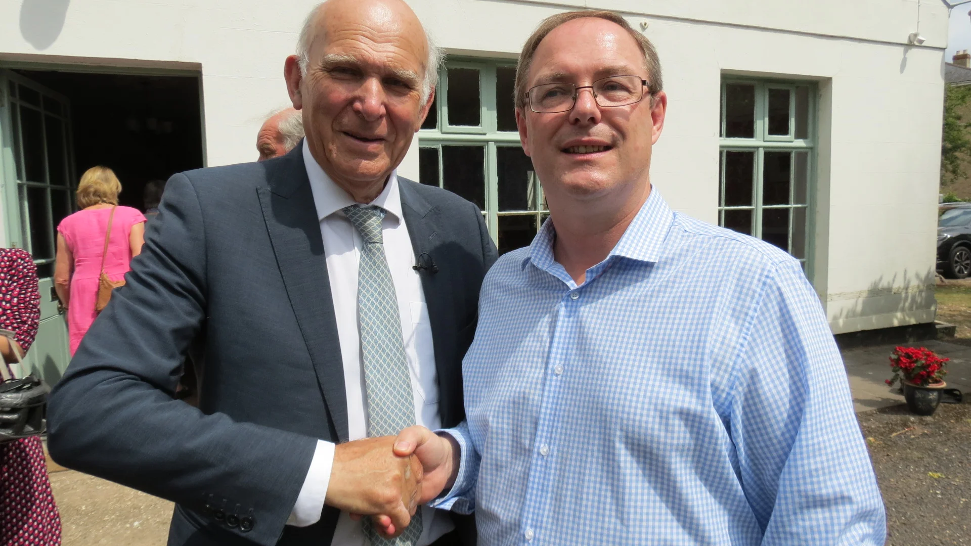 Shortly after joining Andy Sully met Liberal Democrat Leader Vince Cable on a recent visit to Taunton