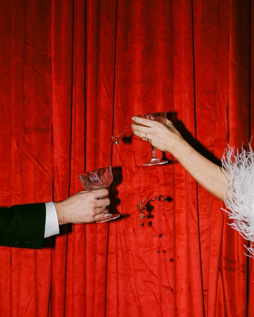 We had so much fun capturing @kateeball &amp; @dolesk before their engagement party dinner! 🍸❤️🍿