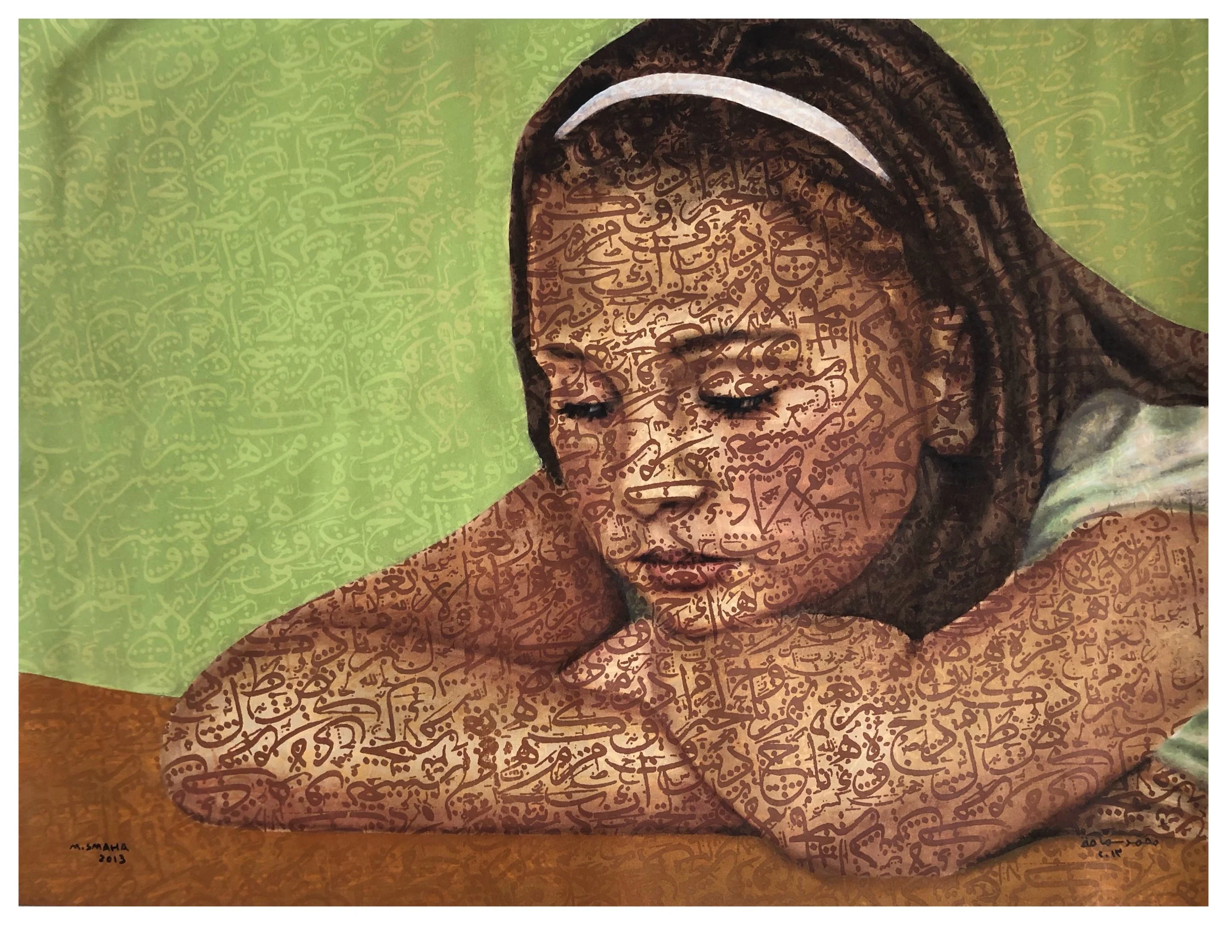 Mohamad Samaha-Untitled14-Mixed Media on Canvas-70 x 90 cm-2013.jpg