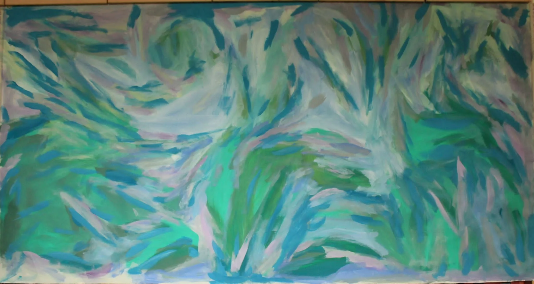  Acrylic on Canvas  100 x 210 cm 