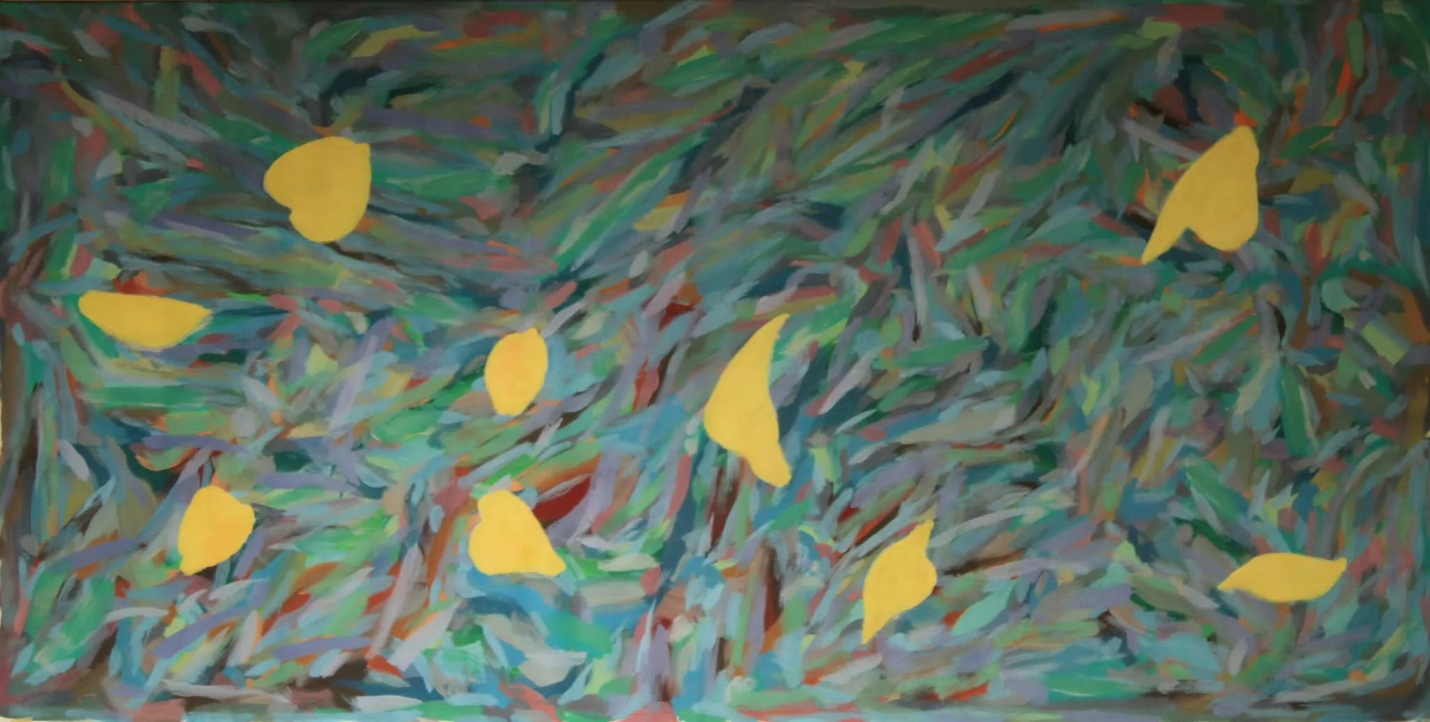  Acrylic on Canvas  100 x 210 cm 