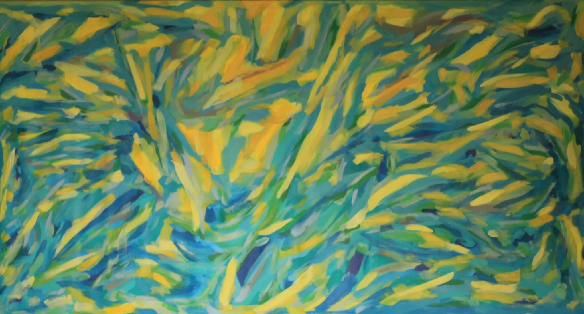  Acrylic on Canvas  100 x 210 cm 