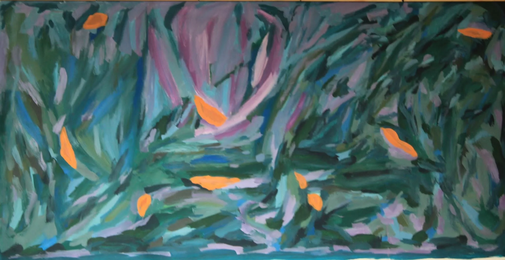  Acrylic on Canvas  100 x 210 cm 