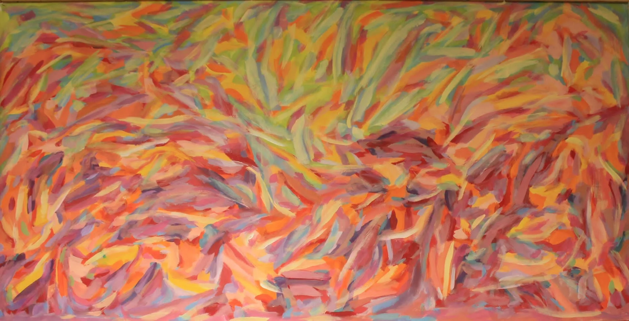  Acrylic on Canvas  100 x 210 cm 
