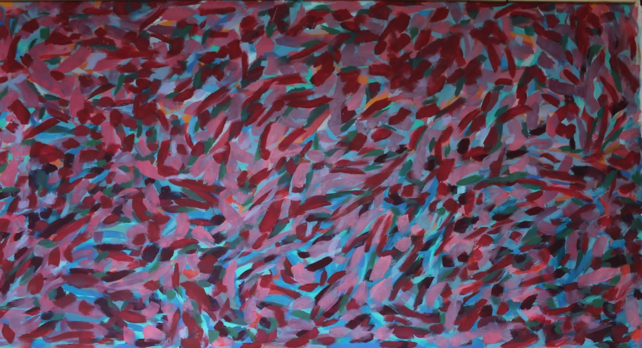 Acrylic on Canvas  100 x 210 cm 