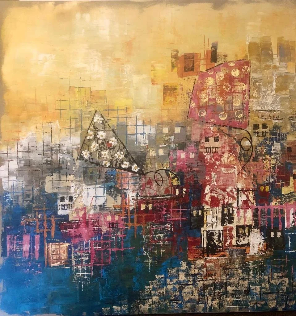  Acrylic on Canvas  100 x 100 cm 