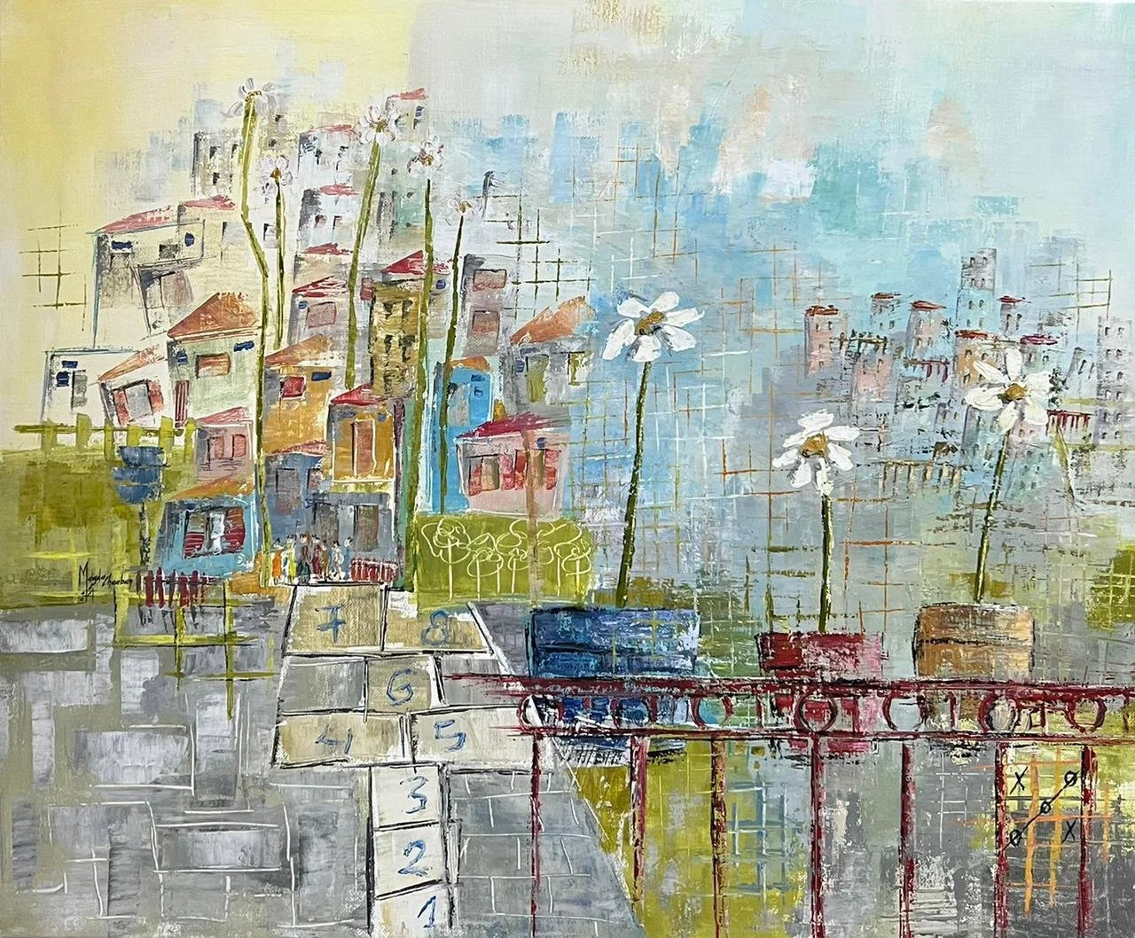  Acrylic on Canvas  101 x 121 cm 