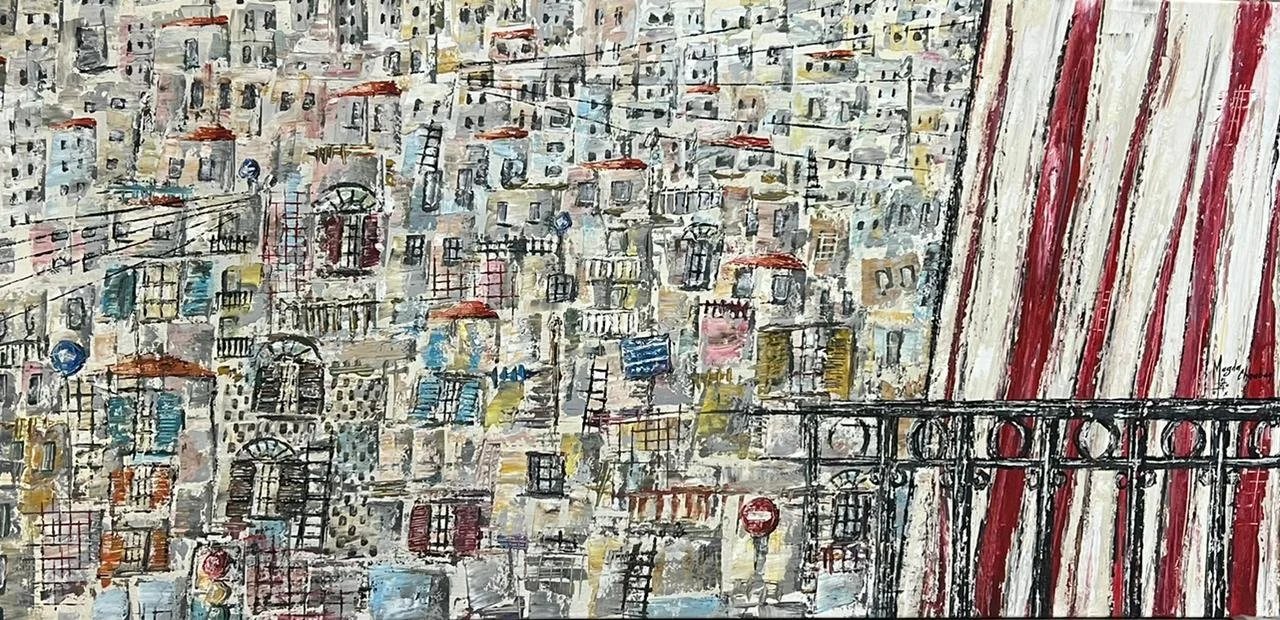  Acrylic on canvas   127x62 cm  