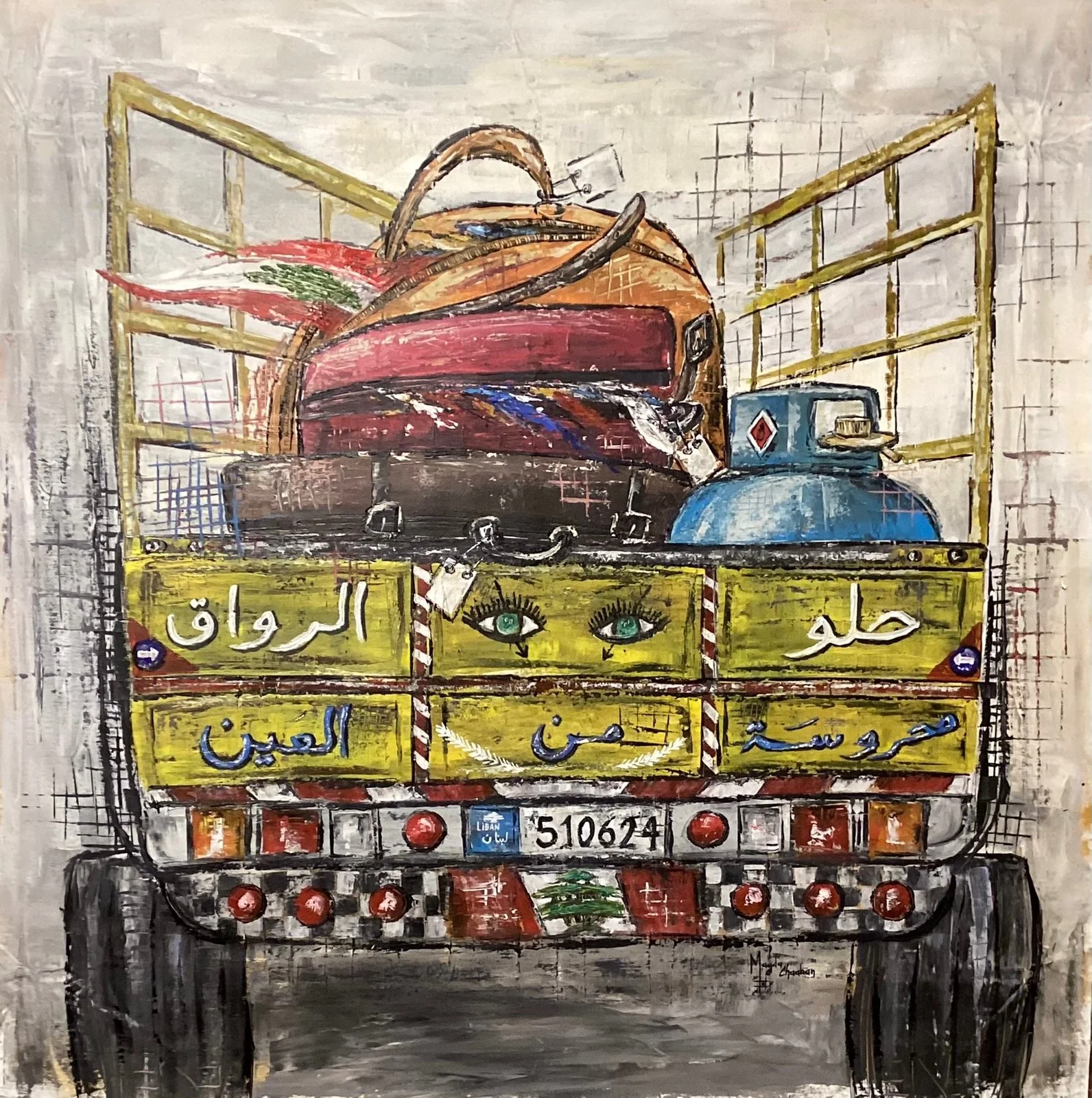  Acrylic on Canvas   128x128cm  