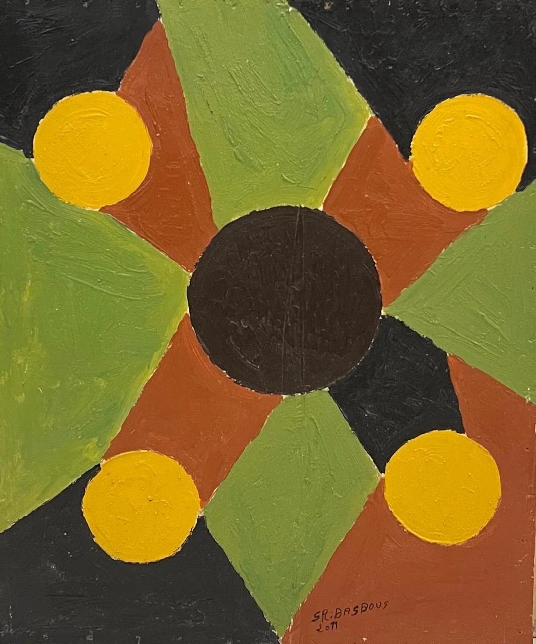  Acrylic on woodboard   56x48cm  