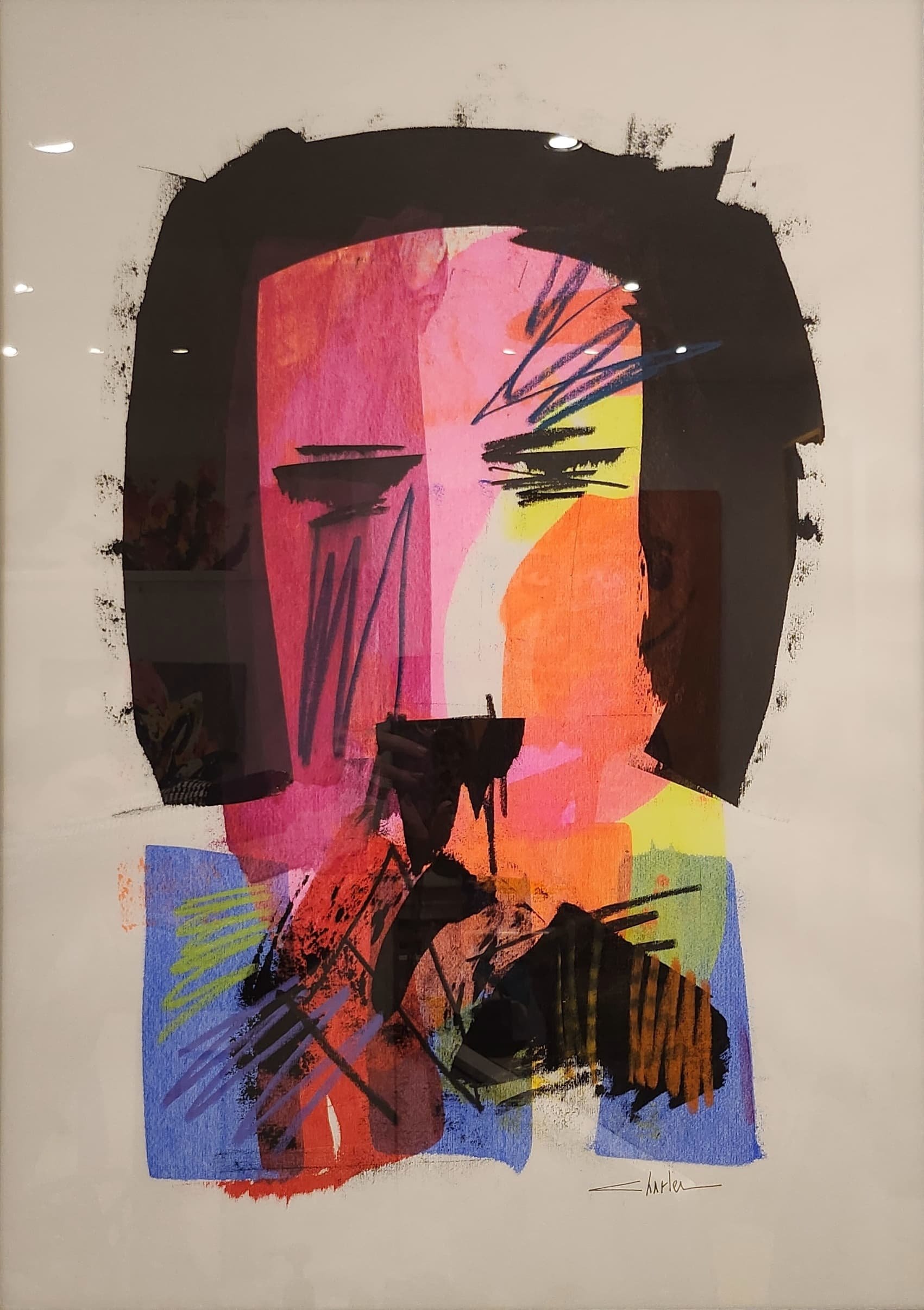 Charles Khoury-Untitled03-Acrylic on Cardboard-70 x 50 cm.jpeg