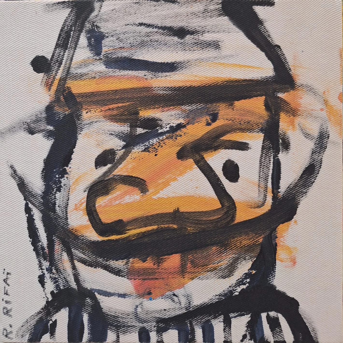 Acrylic on Canvas 25 × 25 cm