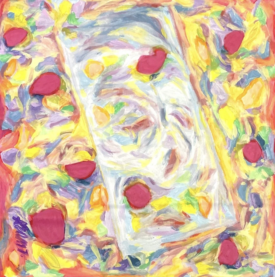 Acrylic on Canvas 78 × 78 cm