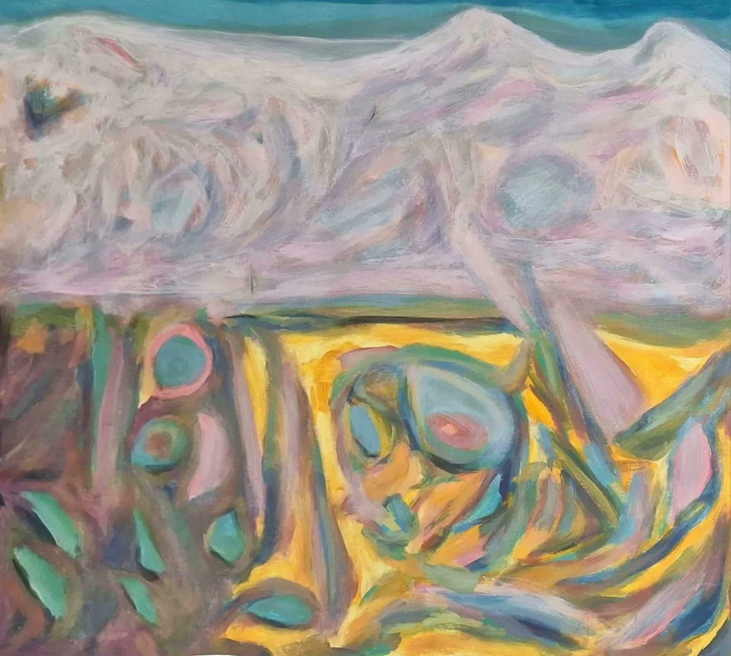 Acrylic on Canvas 93 × 105 cm
