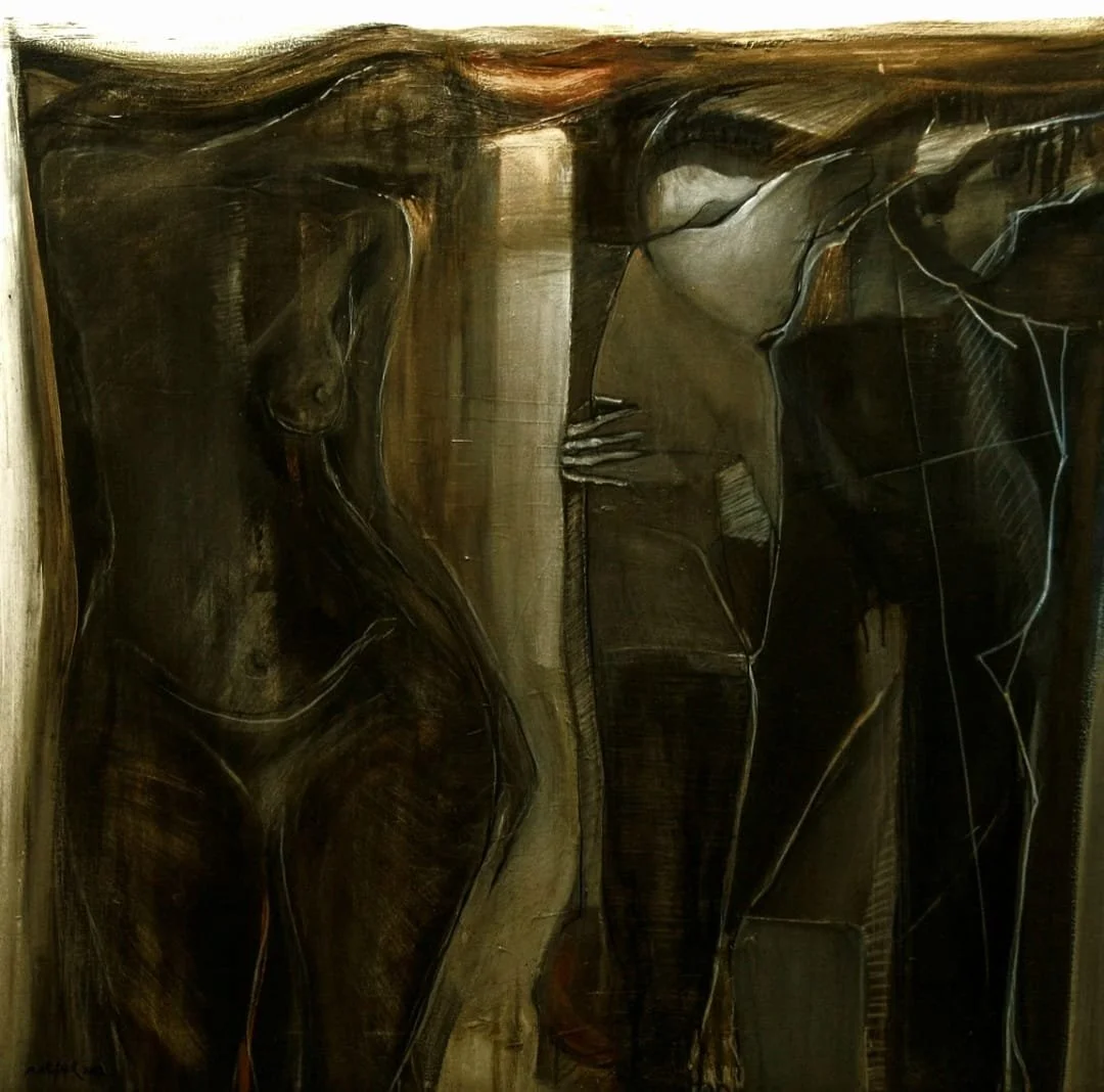 Oil on Canvas  100 × 100 cm