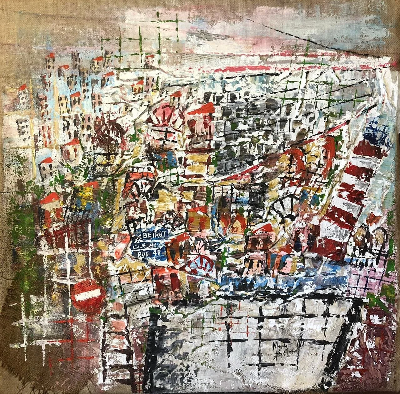 &ldquo;Beirut a Gogo II&rdquo; by Magda Chaaban
Acrylic on linen
100x100cm

#picoftheday #beautiful #art price
#artdealers #artworld
#artlovers #beirutartlovers #beirutartcollectors
#Dubai art-collectors#original artwork #artinbeirut #lebaneseart #pa