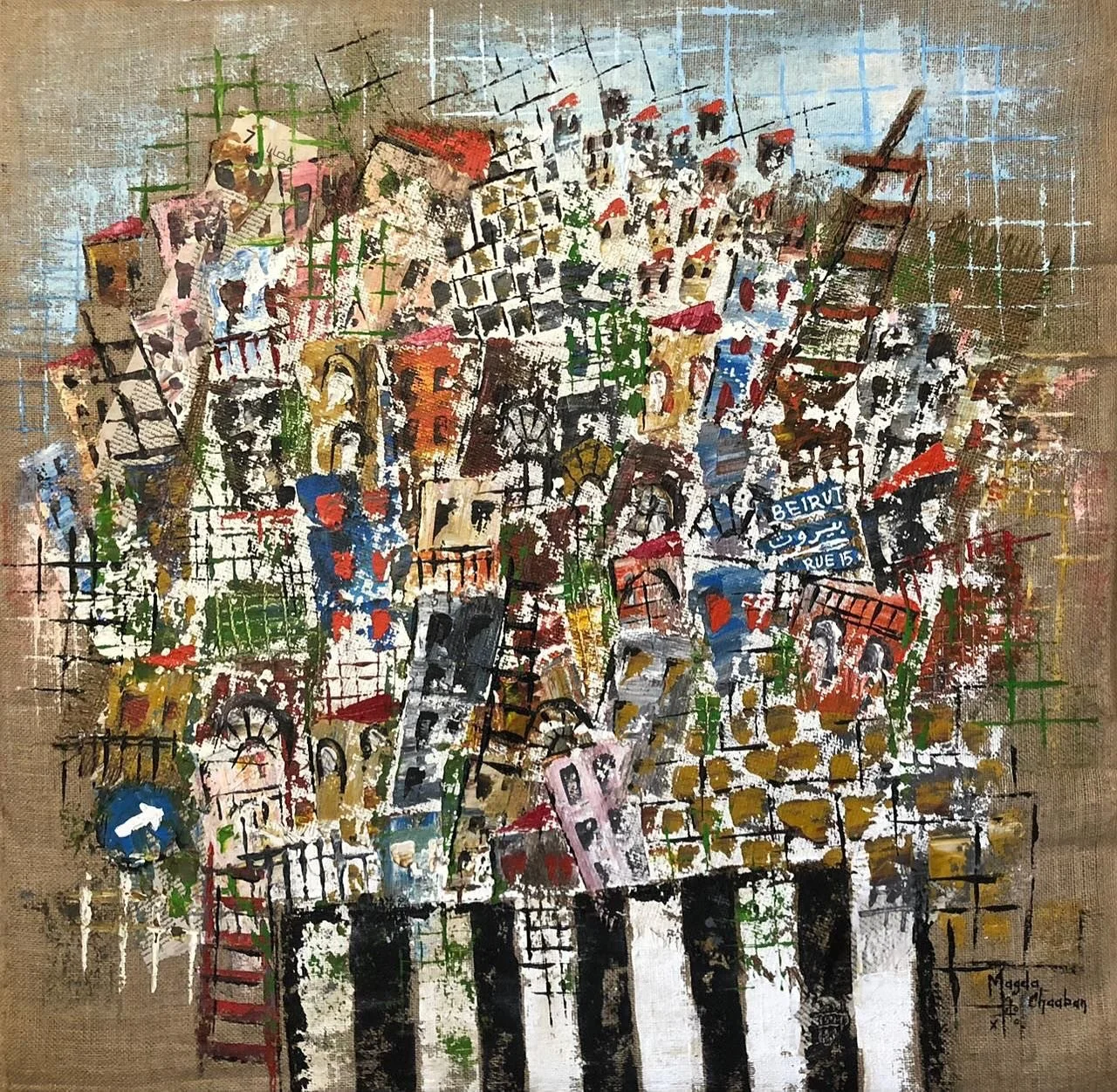 &ldquo;Beirut a Gogo&rdquo; by Magda Chaaban
Acrylic on linen
100x100cm

#picoftheday #beautiful #art price
#artdealers #artworld
#artlovers #beirutartlovers #beirutartcollectors
#Dubai art-collectors#original artwork #artinbeirut #lebaneseart #paint