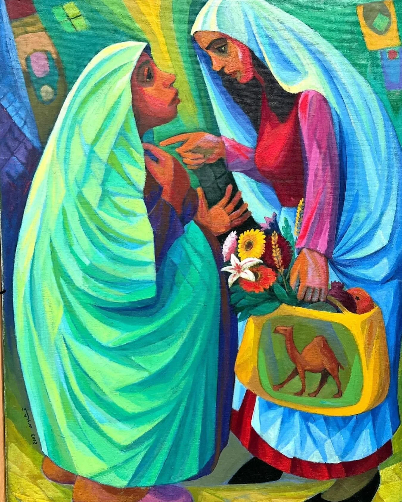 Mahmoud Kashlan 
Women from Tunis 
Oil on Canvas
70x50cm
2003

#picoftheday #beautiful #art price
#artdealers #artworld
#artlovers #beirutartlovers #beirutartcollectors
#Dubai art-collectors#original artwork #artinbeirut #lebaneseart #painting #artco