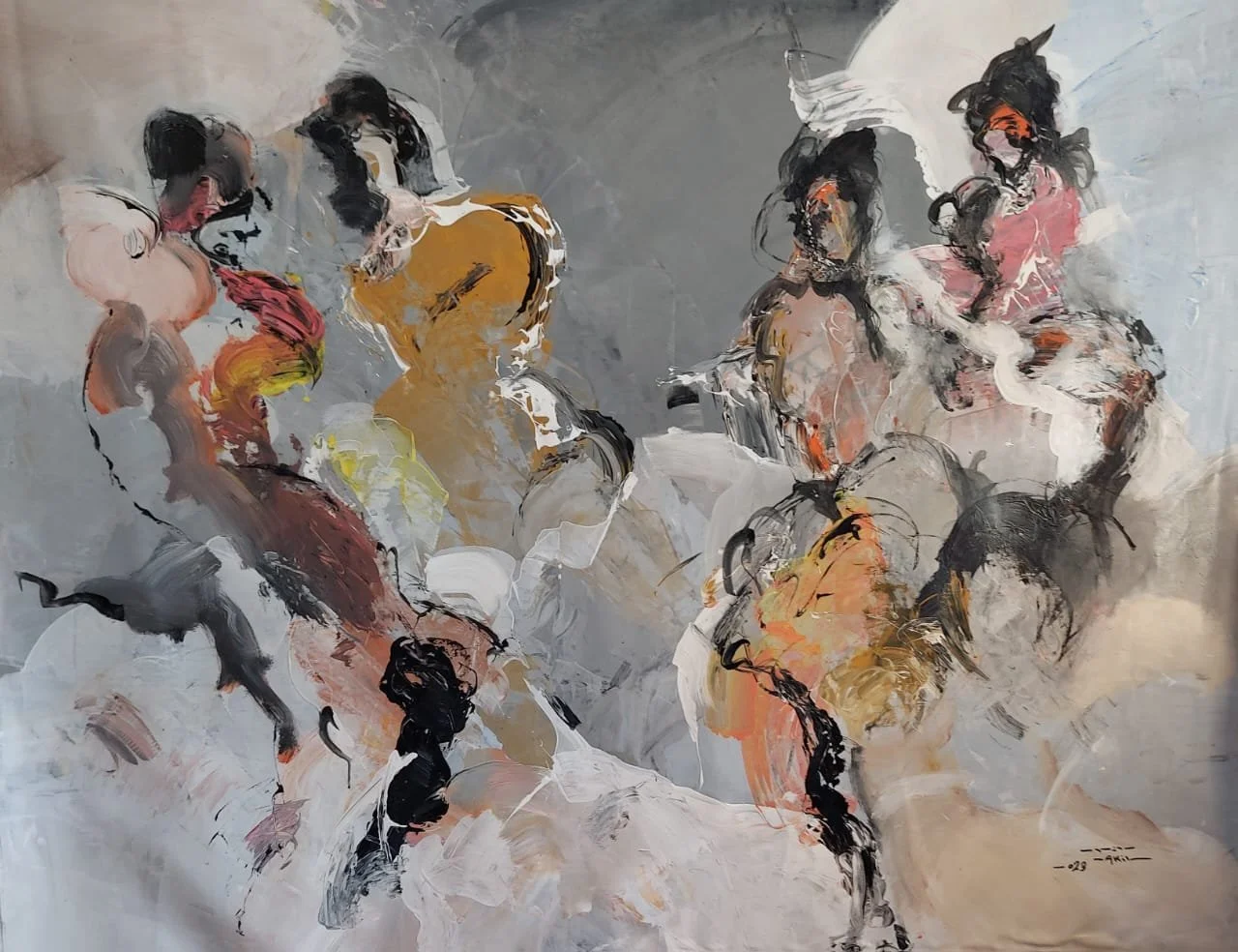 Acrylic on Canvas  175 × 140 cm