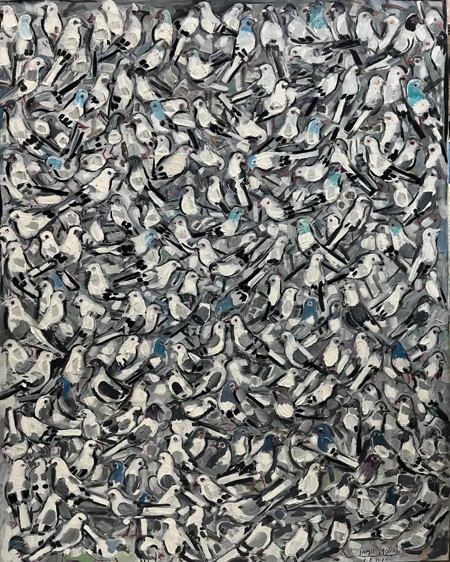 Jamil Molaeb
Birds
Oil on Canvas
100x80cm

#picoftheday #beautiful #art price
#artdealers #artworld
#artlovers #beirutartlovers #beirutartcollectors
#Dubai art-collectors#original artwork #artinbeirut #lebaneseart #painting #jamilmolaebpaintings