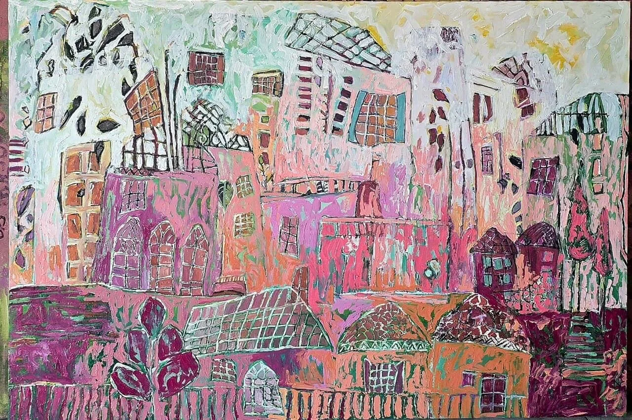 Zainab Dandash 
Acrylic on Canvas
120x100cm