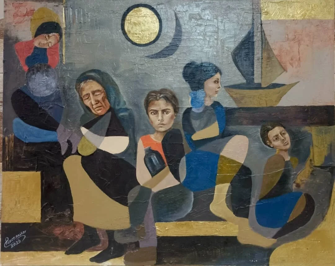 Renee Nasser 
80x100cm
Acrylic on Canvas