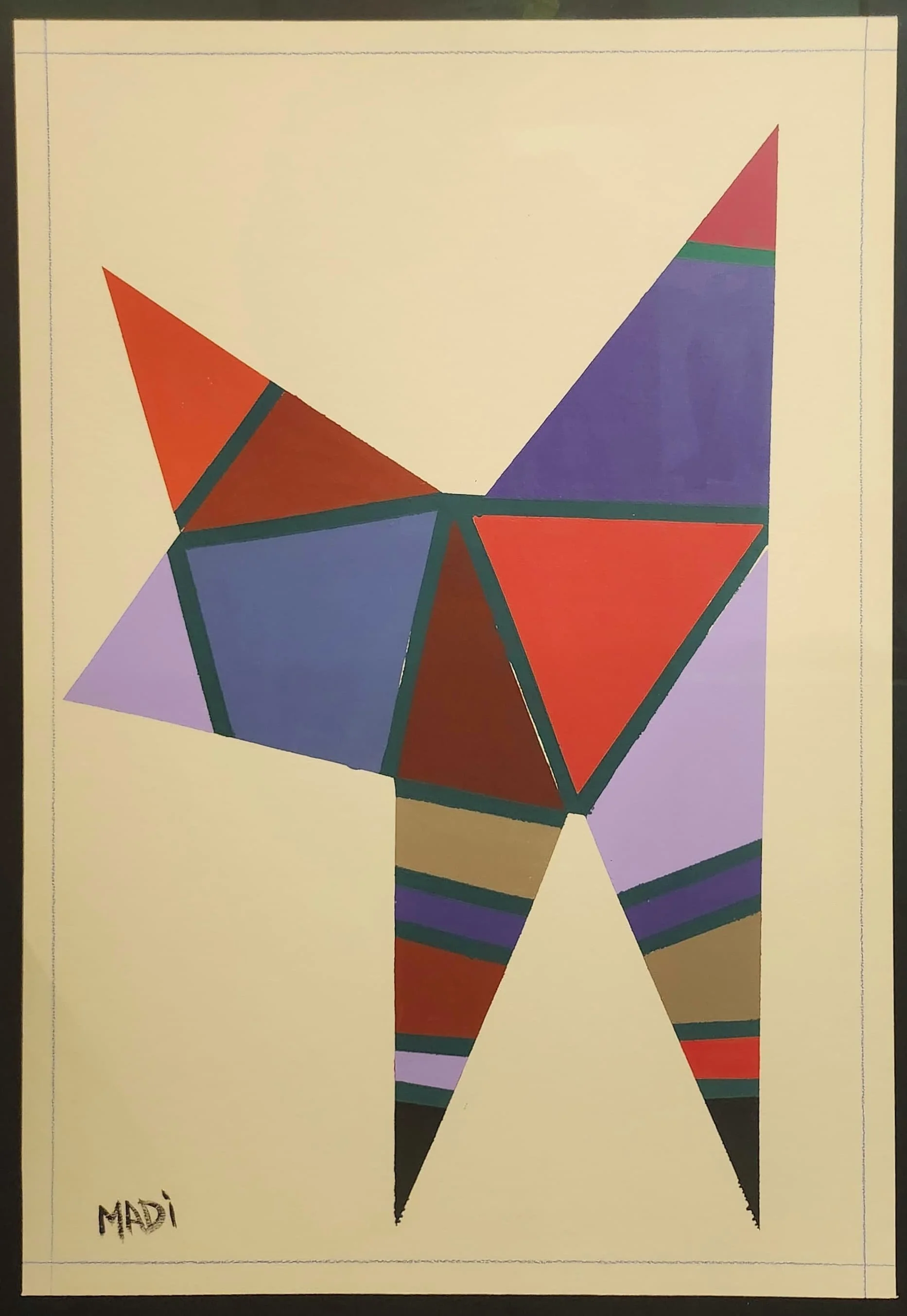  Acrylic on Cardboard  70 × 50 cm 